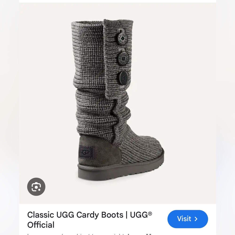 UGG Classic Cardy Tall Knit Slouch Boots